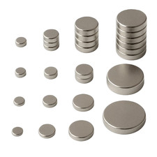 Magneti a disco e cilindro al