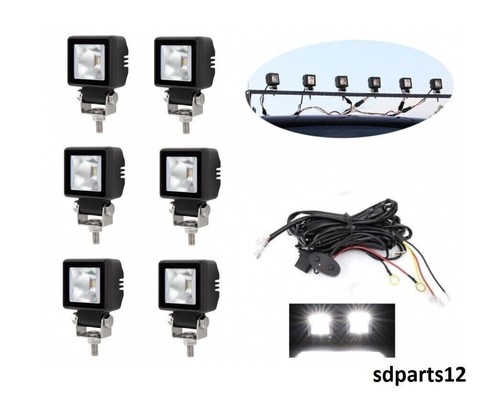 Faretti alogene led - 6x,