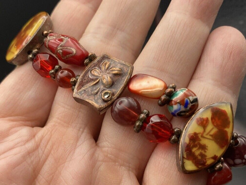 Bracciale donna veri fiori