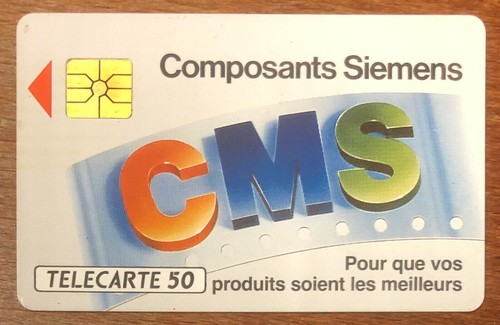 Cms siemens télécarte - cms,