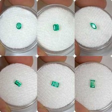 SMERALDO VERDE PROFONDO TAGLIO COLOMBIANO NATURALE DA MUZO - CON ASSEGNO ALUMNI GIA