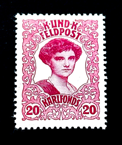 Francobollo austria 1918 - francobollo,