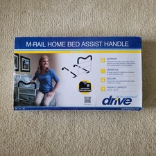 Drive Medical M-Rail Home Bed Assist Maniglia con Custodia Organizer - Nuovo scatola aperta.