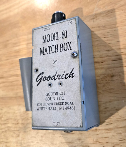Goodrich match box - goodrich,