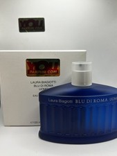 Profumo uomo Laura Biagiotti BLU DI ROMA Eau De Toilette 125  ml Vintage RARE 