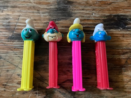 Lotto puffi vintage pez - di,