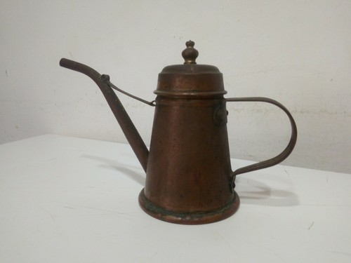 Antica oliera rame - in, h14cm