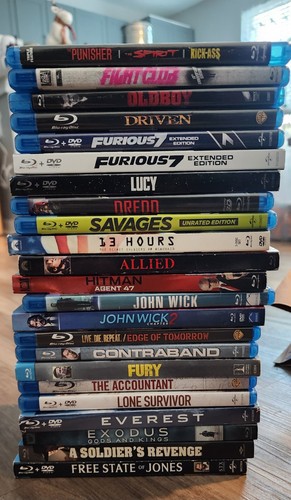 Blu ray discs - blu-ray, discs-action