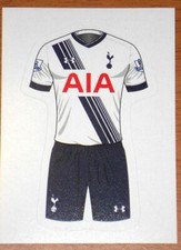 TOPPS FIGURINA STICKER FOOTBALL PREMIER LEAGUE 2016 - 266 TOTTENHAM HOME KIT