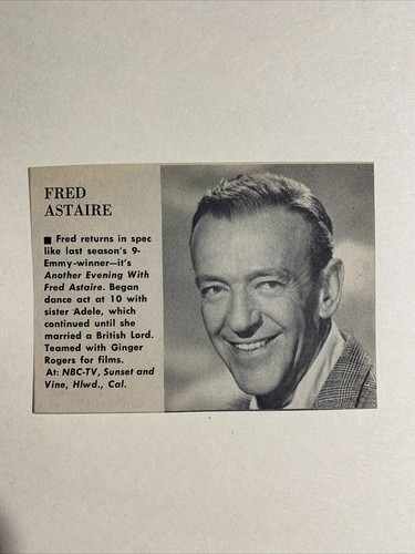 Fred astaire altra sera con - un'altra,