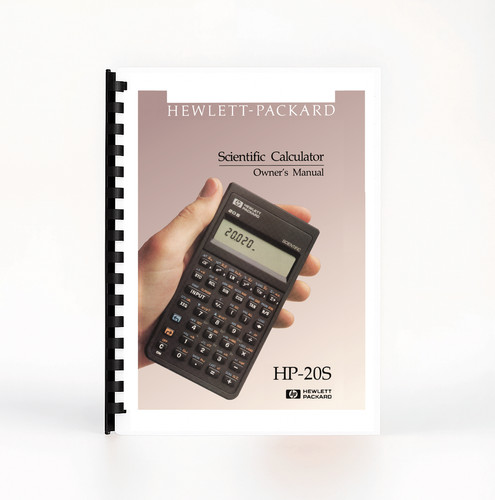Manuale calcolatrice hewlett - manuale,
