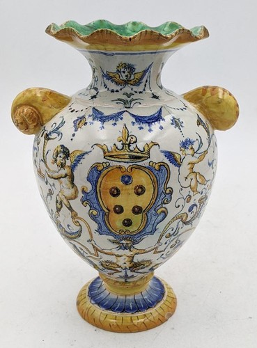 Cantagalli vaso ceramica stile - ceramica,