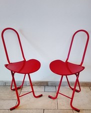 2 Sedie Dafne Azienda Thema Des. Gastone Rinaldi 1979 Thema