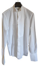 Camicia cerimonia Collo Diplomatico - Carrel cotone 100% tg. 40 - Made in Italy