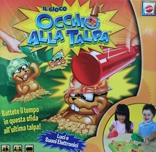 Il Gioco Occhio alla Talpa con Luci e Suoni + 4 anni 1-2 giocatori by Mattel