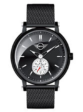 Orologio Uomo Mini Cooper Acciaio Nero Maglia Milano PVD Black Swiss Made