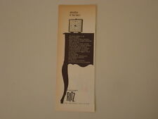 advertising Pubblicità 1964 SVEGLIA RITZ ITALORA