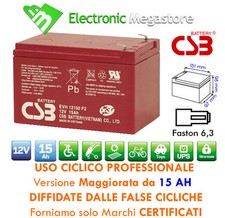 Batteria 12V 15AH GEL AL