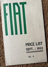 1933 FIAT Balilla Ardita GN M