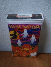 *** 8 inviti per la festa di HALLOWEEN invitations fantasmi cards party  ***