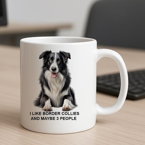 Tazza border collie stampata - tazza,