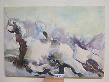 SNOWY LANDSCAPE ABSTRACT