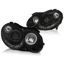 Fari LED Luce diurna per Mercedes CLK W209 2003-2010 Nero