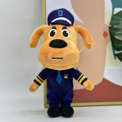 Peluche cane sceriffo cartone