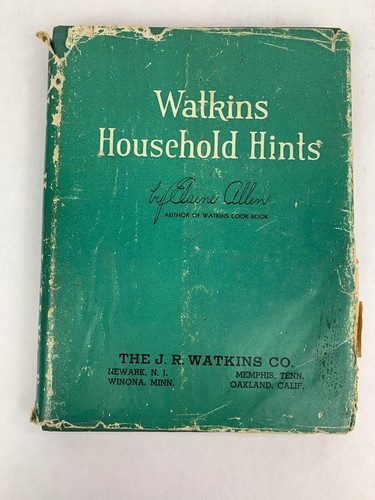 Watkins household hints - watkins, hints--