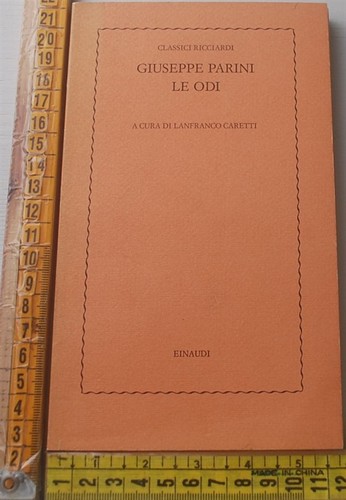 Parini giuseppe odi - odi,