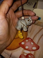 Thun Talismano Elefante con Luna invetriato portafortuna Con Scatola fuori prod.