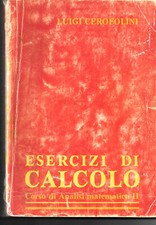 ESERCIZI DI CALCOLO. CORSO DI ANALISI MATEMATICA II - L. Cerofolini -Patron 1974