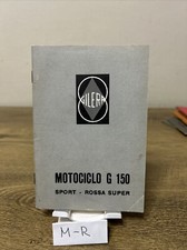 Gilera G 150 Sport,Rossa Super,Uso e Manutenzione,Owner's Manual,Fahrerhandbuch,