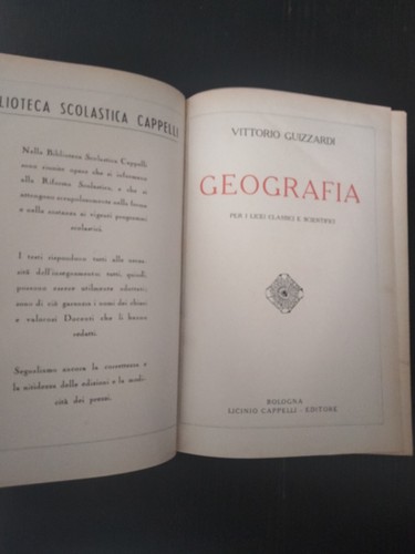 1940 geografia libro testo - 1940,