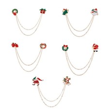  5 Pcs Spille Di Natale Spilla