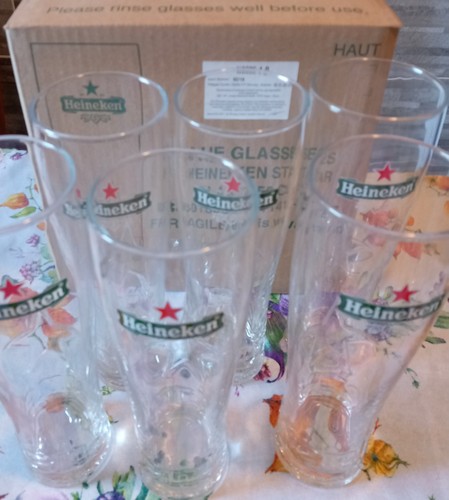 Set bicchieri vetro birra - 6,