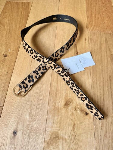 Cintura zara 100 pelle - cintura,