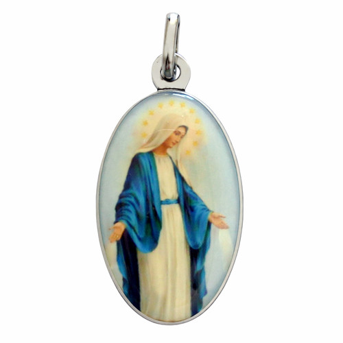 Ciondolo medaglia madonna - ciondolo,