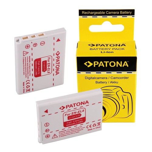 Batteria per nikon el8 - 2x,