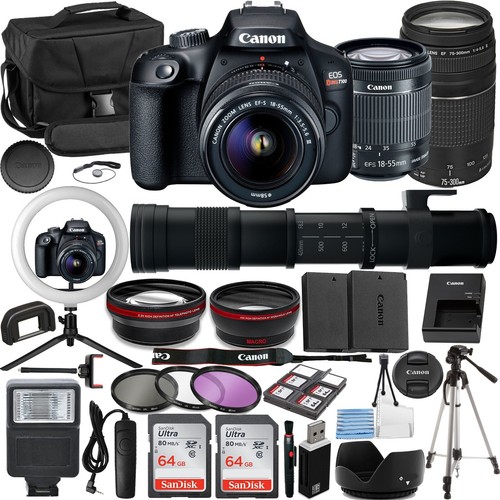 Canon rebel t100 vlogger kit - rebel,