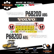 Kit Adesivi Mezzi da Lavoro Volvo Vibrofinitrice P6820D ABG