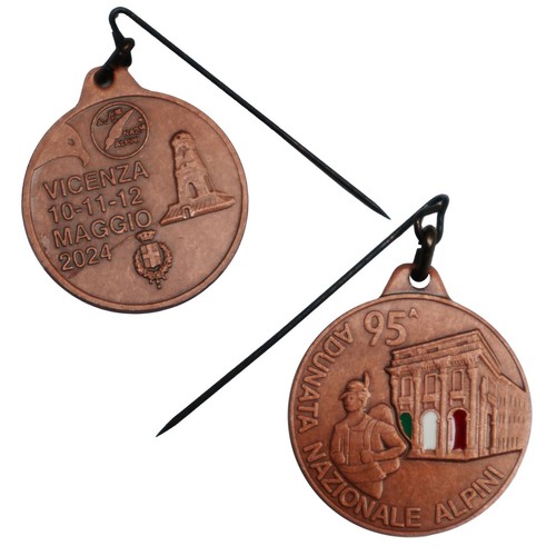 Medaglia con spilla - medaglia,