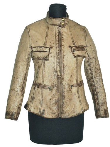 Giacca pelle donna moto - giacca,
