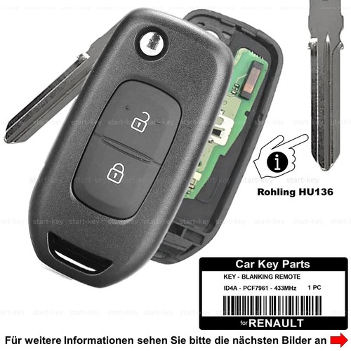 Chiave radio ricambio auto - , per