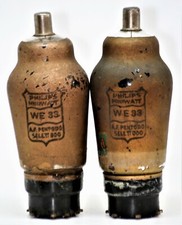 AF3 WE33 VALVOLA PHILIPS ITALIA TUBE VALVE RADIO EPOCA VALVOLE phonola converto