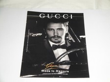 GUCCI MADE TO MEASURE CAMPIONE EDT PROFUMO UOMO PUBBLICITA' CAMPIONCINO INTERNO