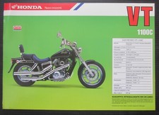 Honda VT 1100 C Shadow depliant originale italiano sales brochure prospekt dati