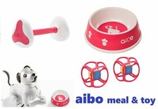 SONY aibo accessori ciotola pasto AIBONE dadi pasto giocattolo set AI cane ro...