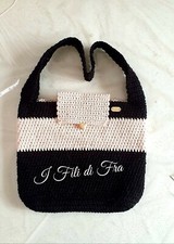 Borsa a sacco da donna in cotone, fatta a mano, handmade, ideale per passeggino