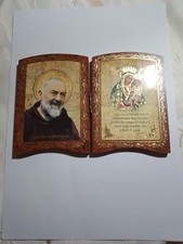 San Padre Pio Icona  Cm19 Aperta